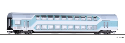 TILLIG 16804 - TT Doppelstockwagen 2. Klasse DBz 750 der DB AG, Ep. V